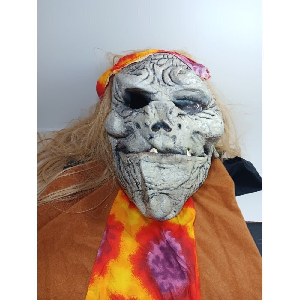 Mario Chiodo Studios Skull Skeleton Dirty Hippy Halloween Mask 2002 New Vision